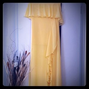 Strapless maxi dress